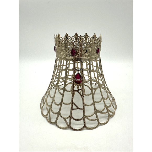 BBW Halloween Bejeweled Spider Web with Spider Candle Holder Set - Picture 1 of 5